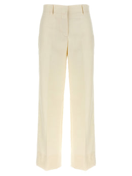 Brioni Weiße Wollstoffhose