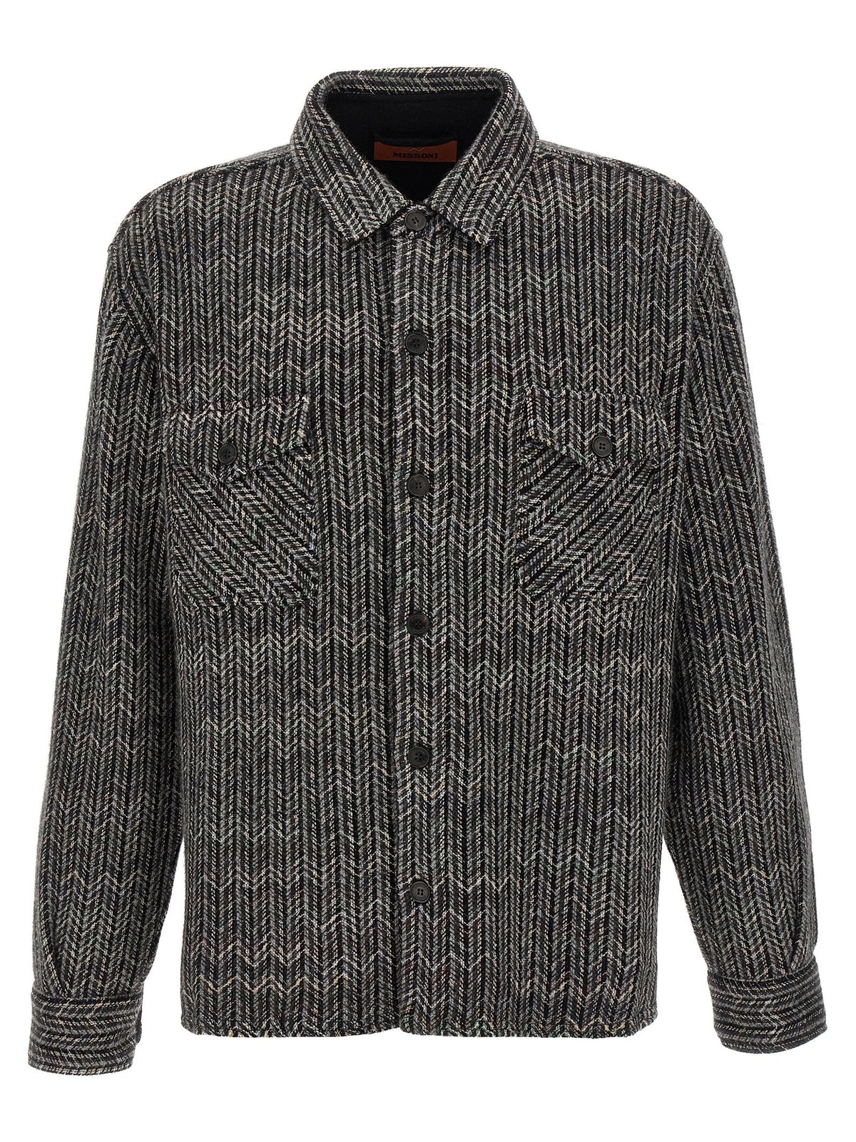 Missoni Graue Wollbluse