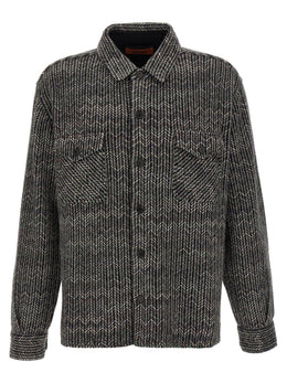 Missoni Graue Wollbluse