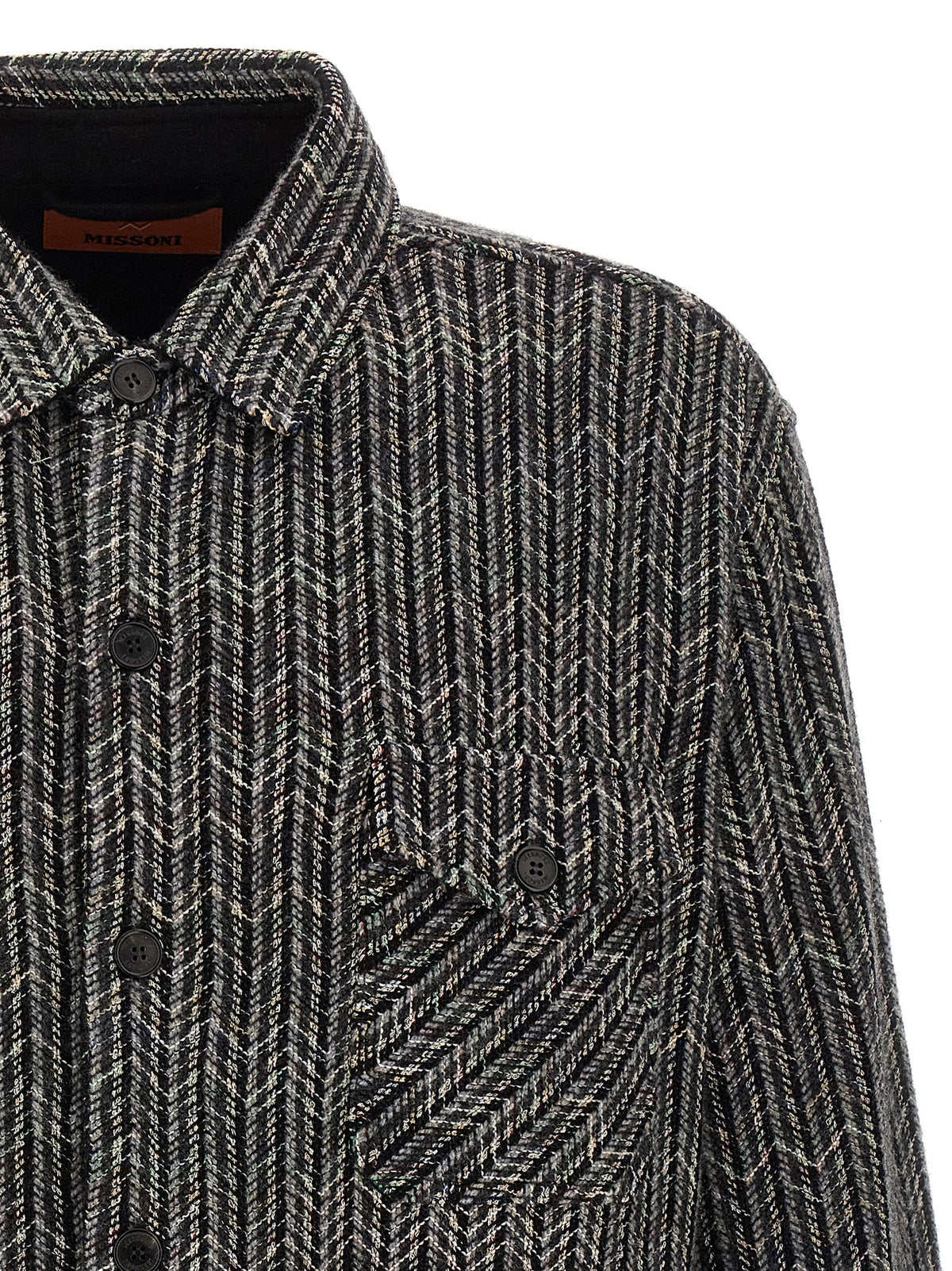 Missoni Graue Wollbluse
