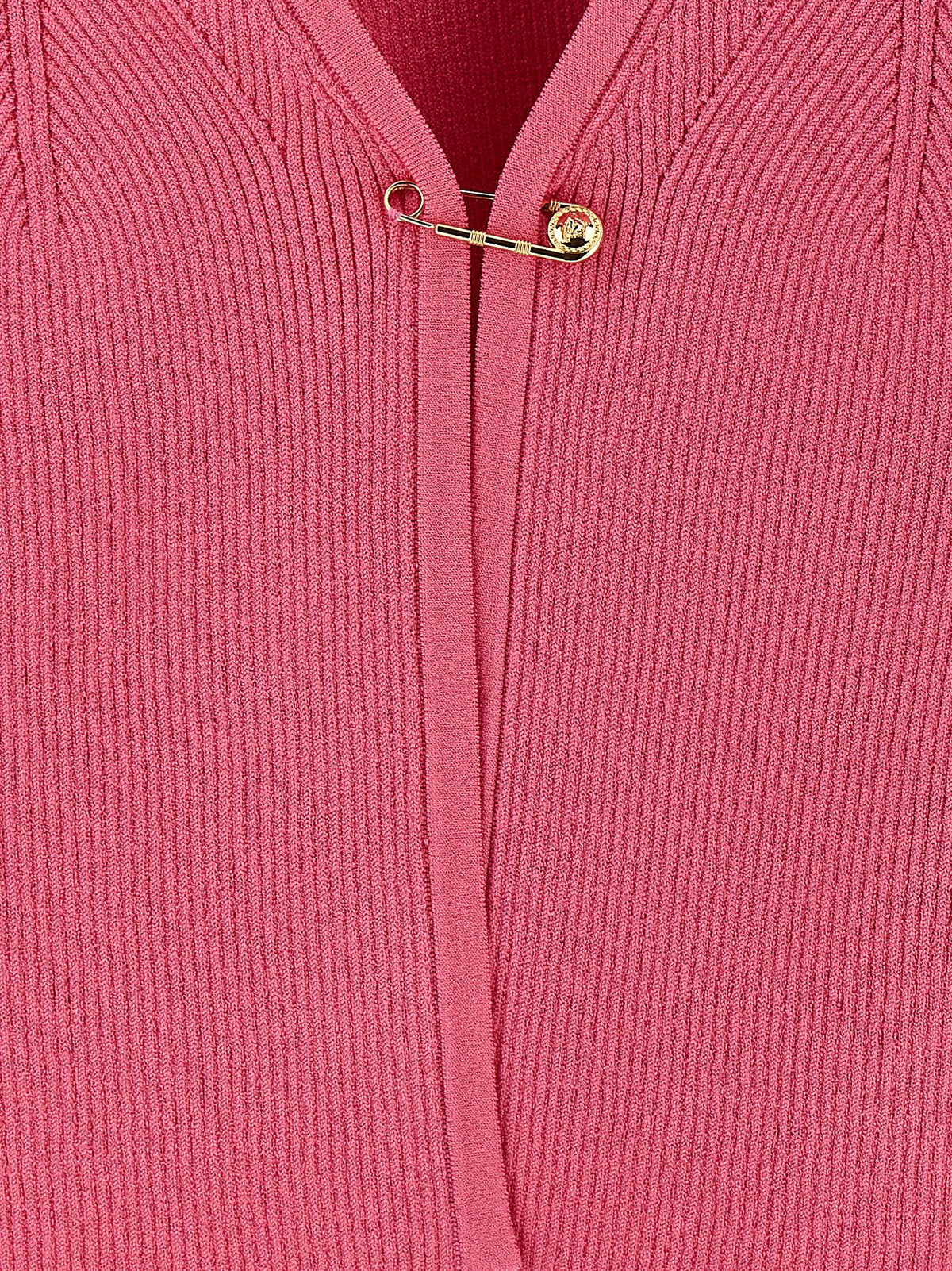 Versace Fuchsia Viskose-Strickjacke
