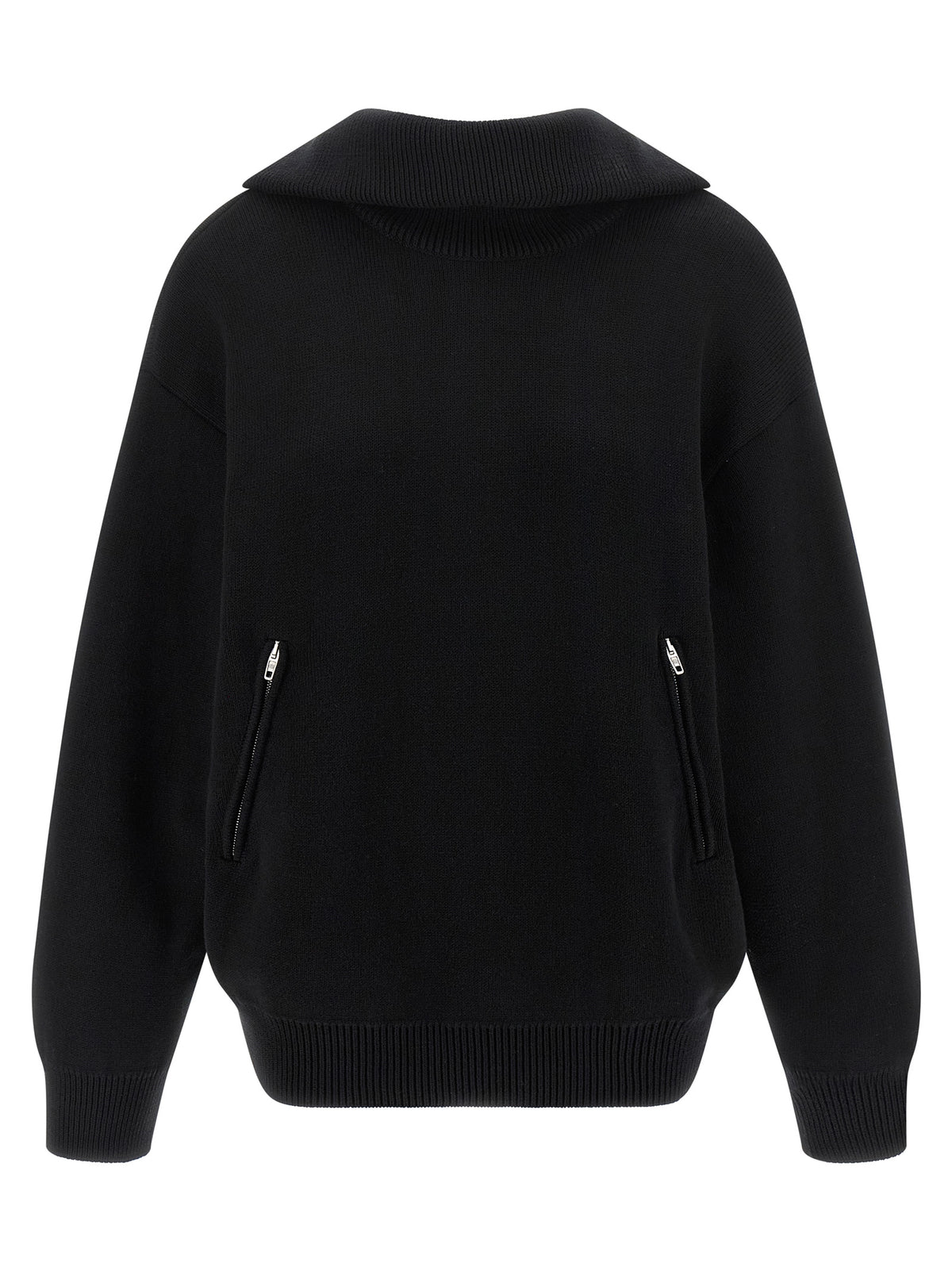 Balenciaga Schwarzer Baumwollcardigan