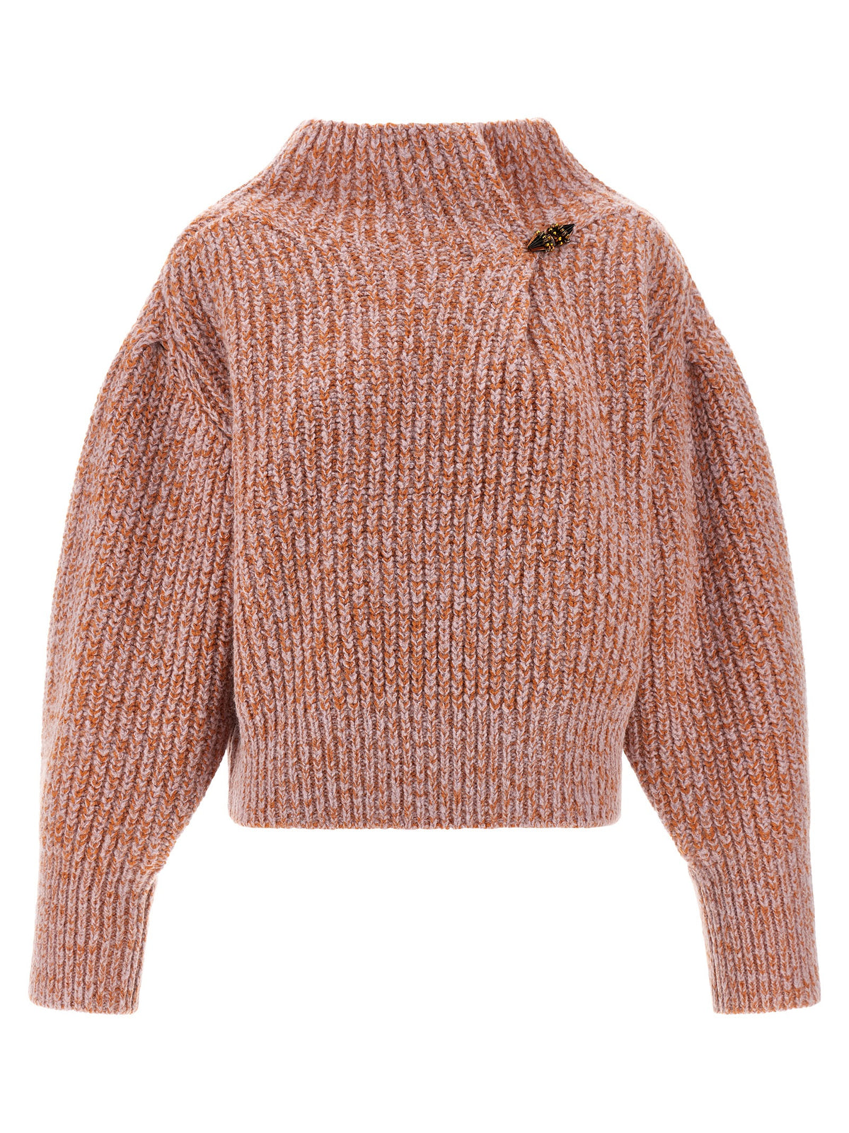 Dries Van Noten Mehrfarbige Wollstrickjacke