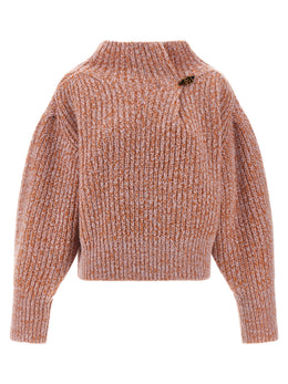 Dries Van Noten Mehrfarbige Wollstrickjacke