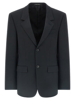 Balenciaga Schwarzer Wollblazer