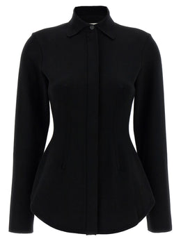 Sportmax Schwarze Viskosebluse