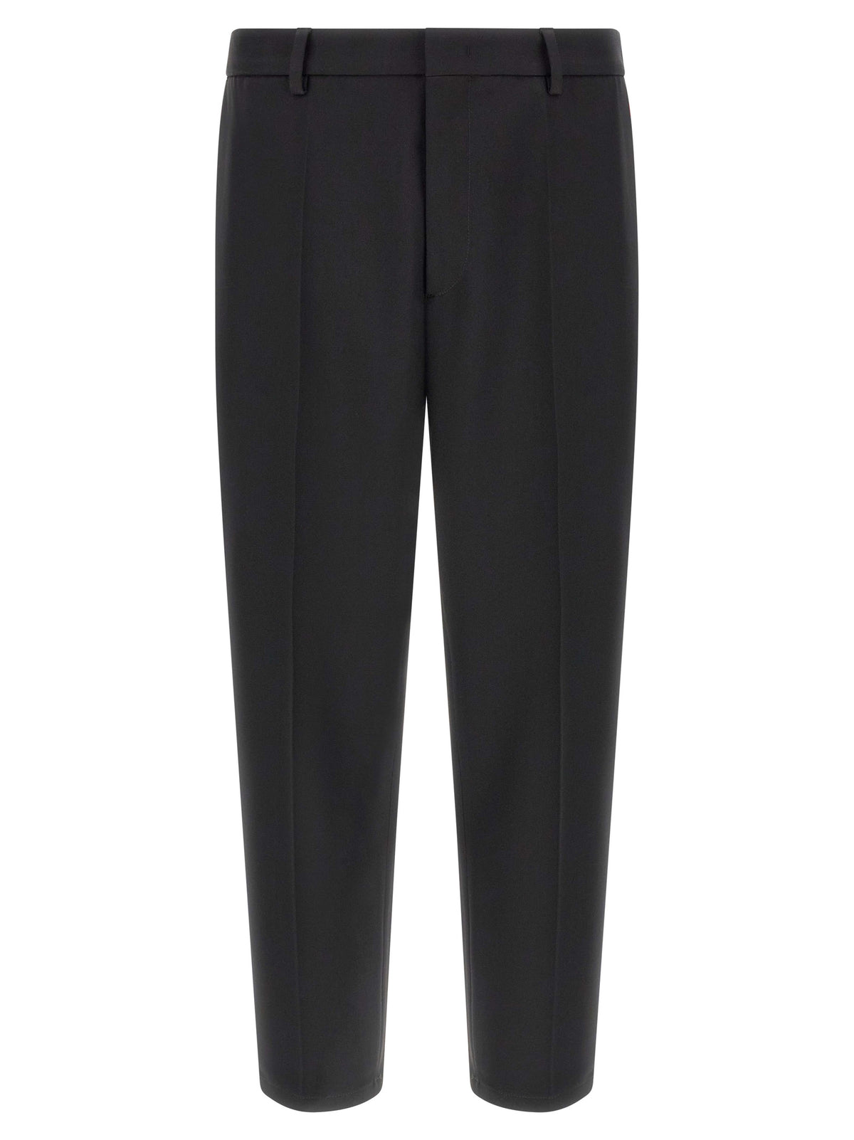 Jil Sander Schwarze Palazzo-Hose aus Polyester