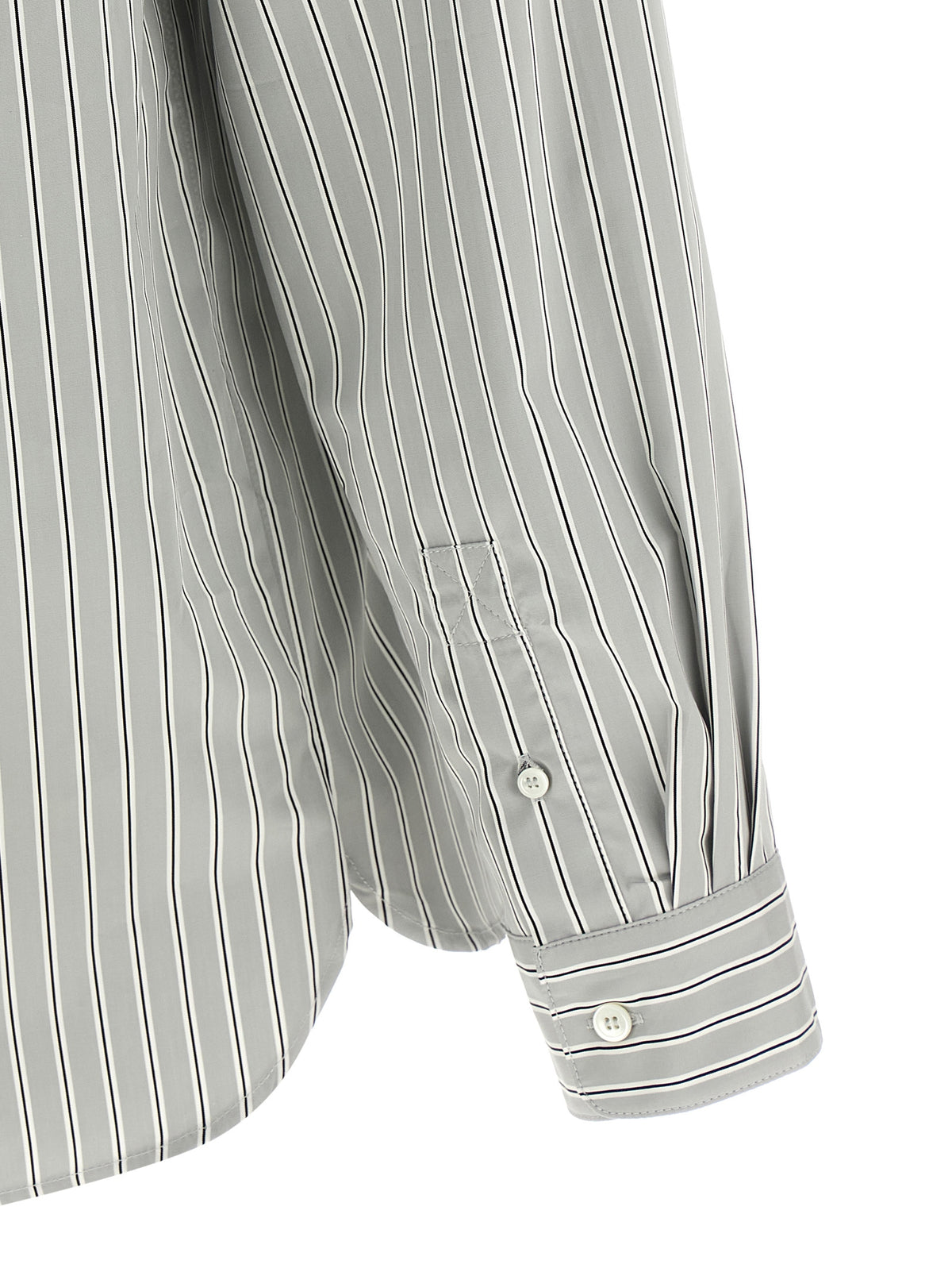 A.P.C. Graue Baumwollbluse