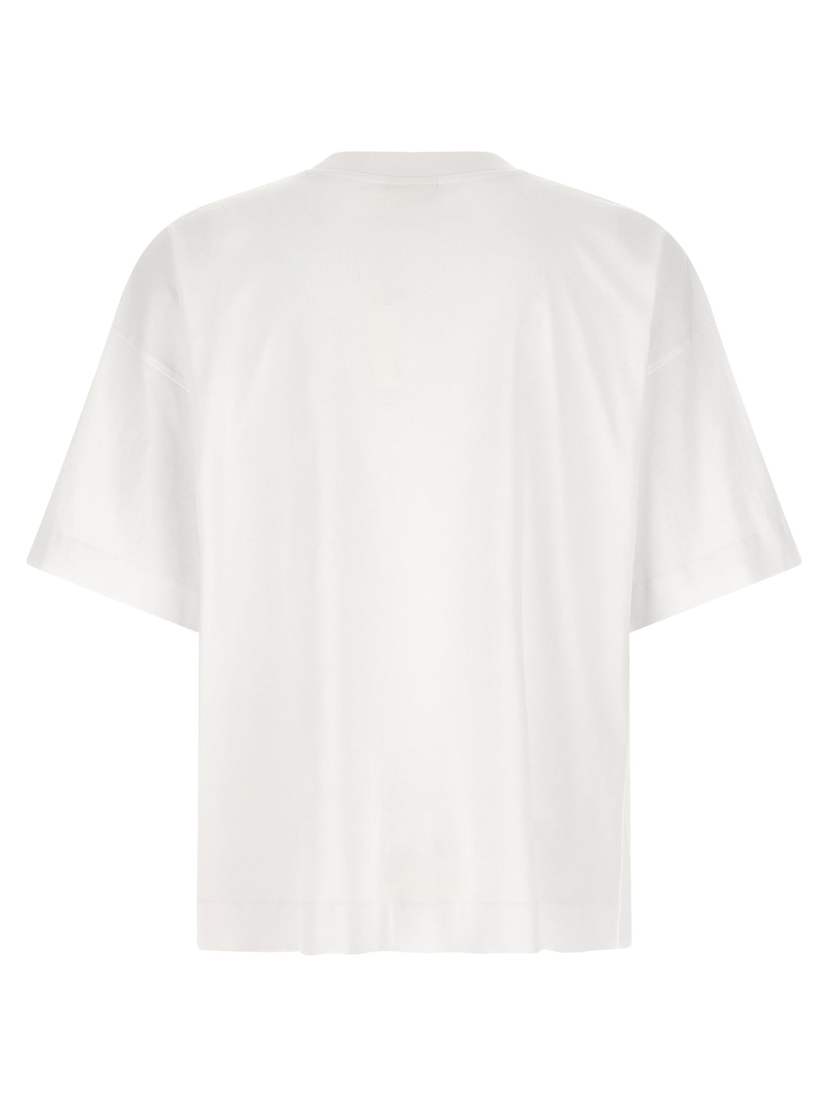 Dries Van Noten Weißes Baumwoll-T-Shirt