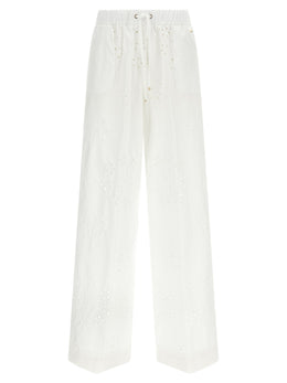 Herno Weiße Baumwollhose im Casual-Look