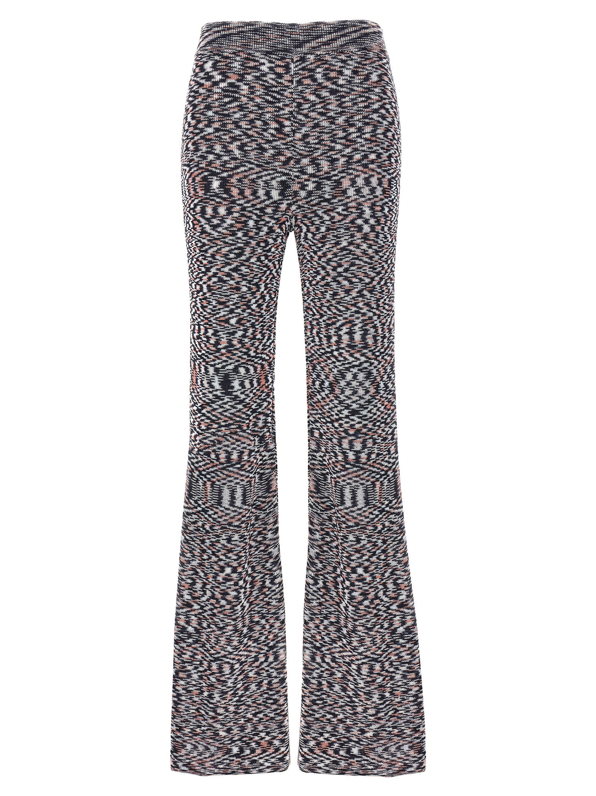 Missoni Mehrfarbige Hose aus Viskose mit ausgestelltem Bein