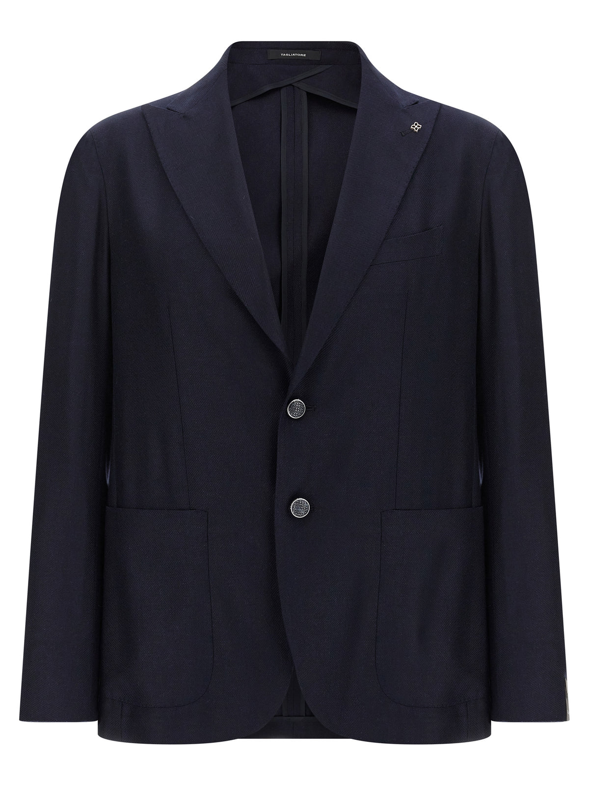 Tagliatore Blauer Seidenblazer