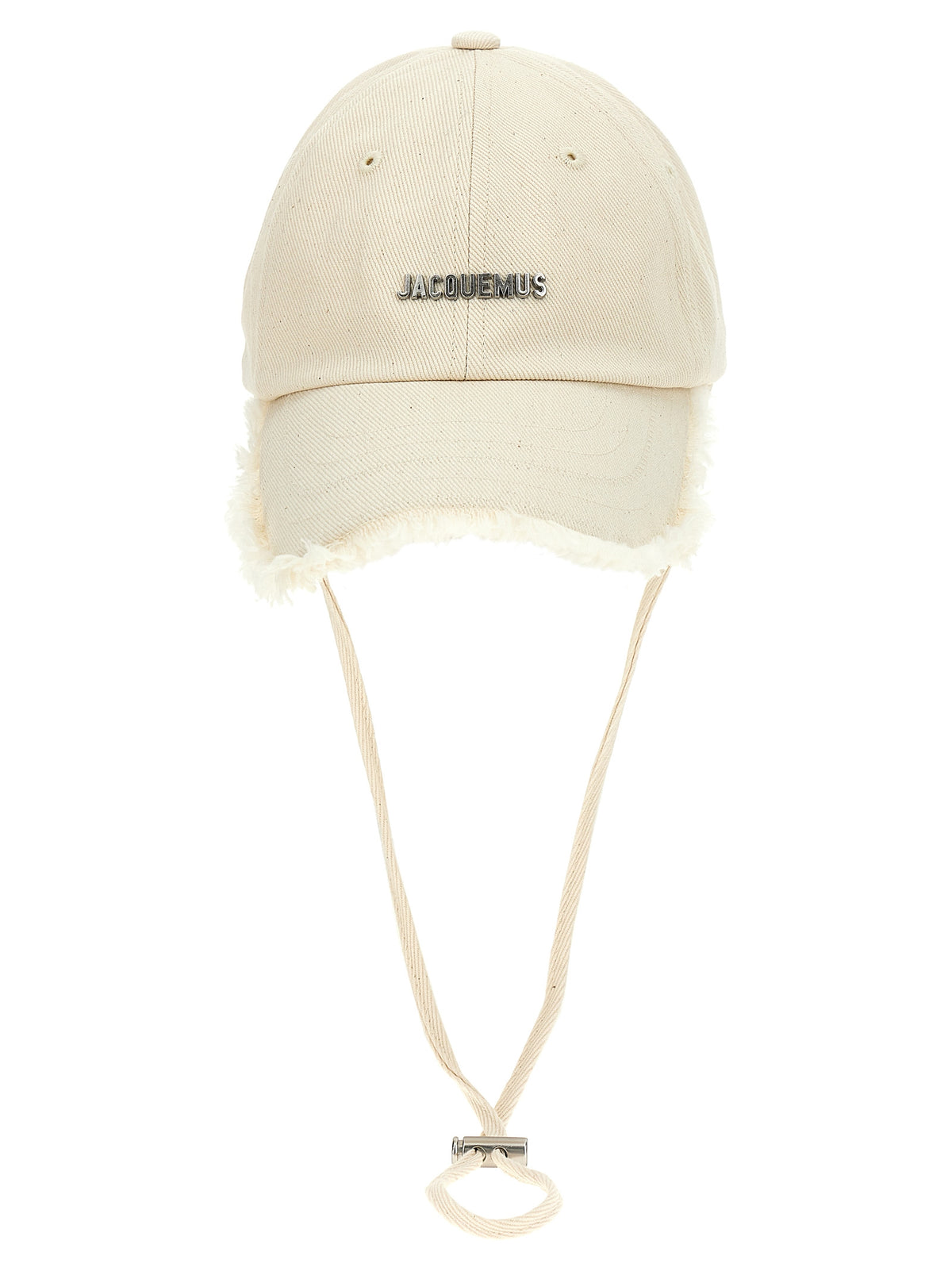 Jacquemus Weiße Baumwollkappe (Baseball Cap)