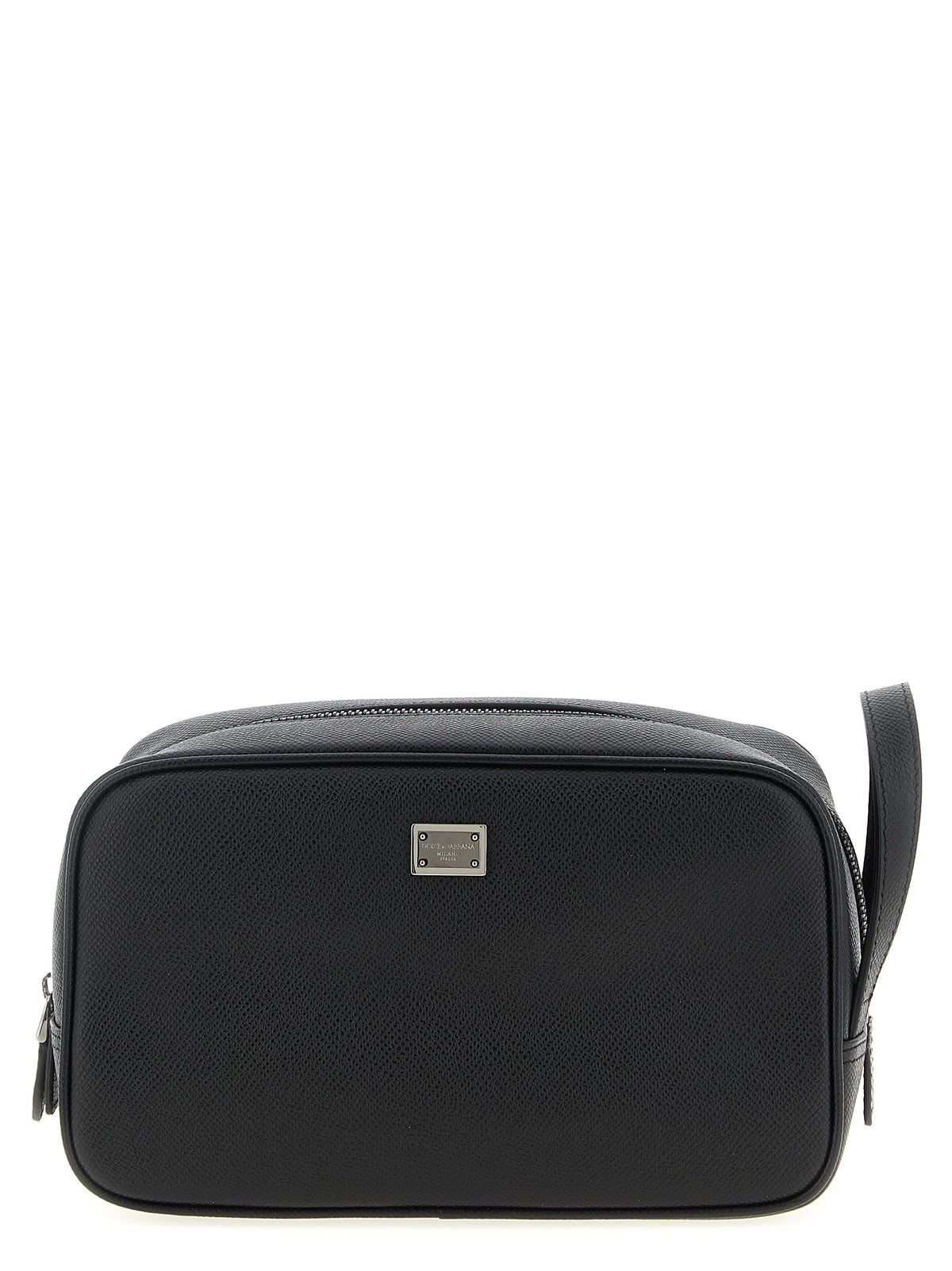 Dolce & Gabbana Schwarze Kalbsleder-Geldbörse