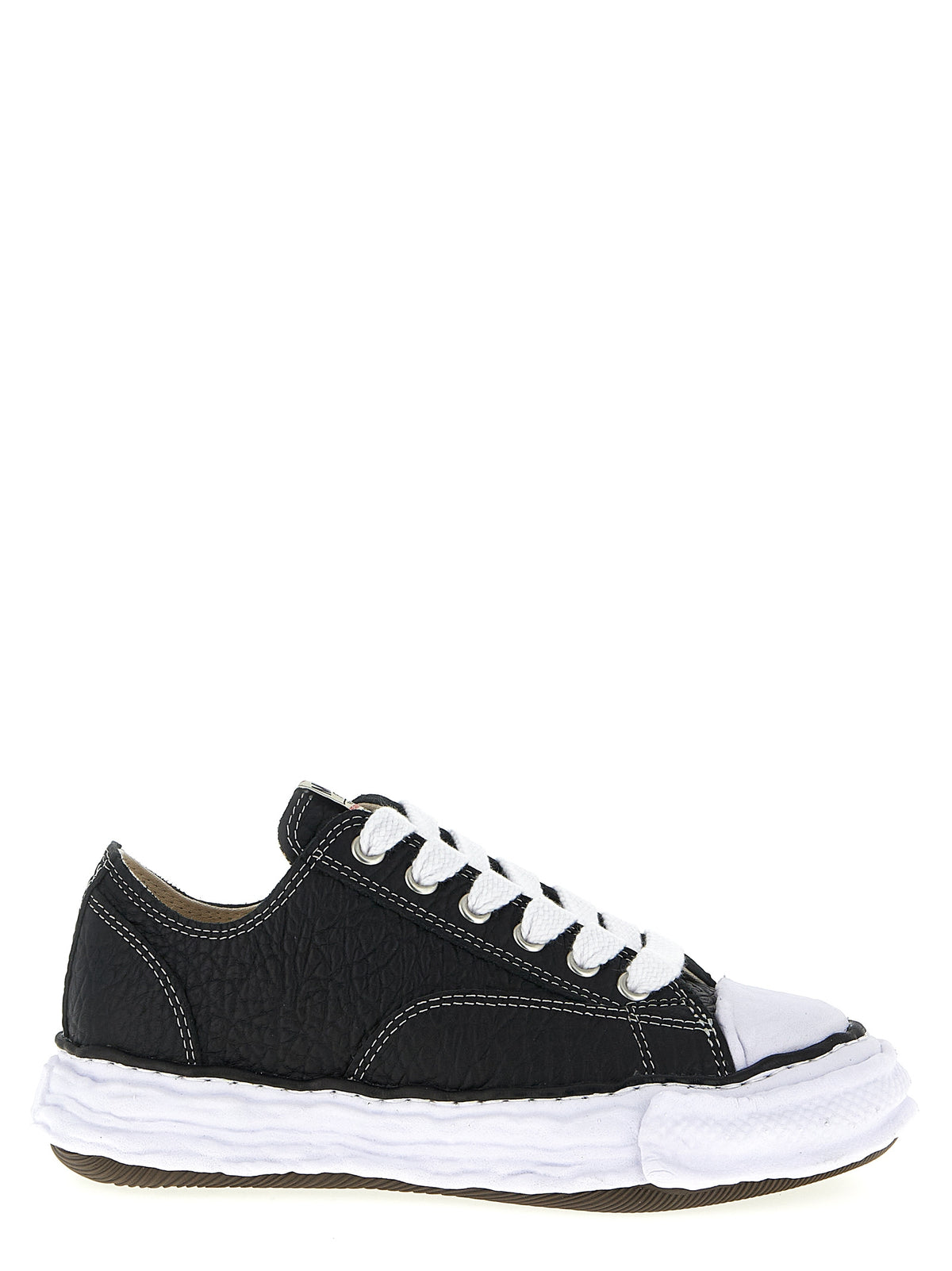 Maison Mihara Yasuhiro Zweifarbige Sneaker aus Rindsleder