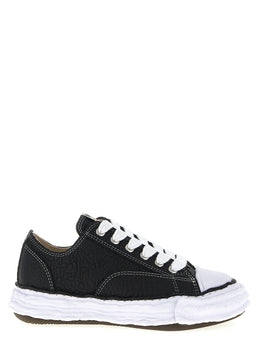 Maison Mihara Yasuhiro Zweifarbige Sneaker aus Rindsleder