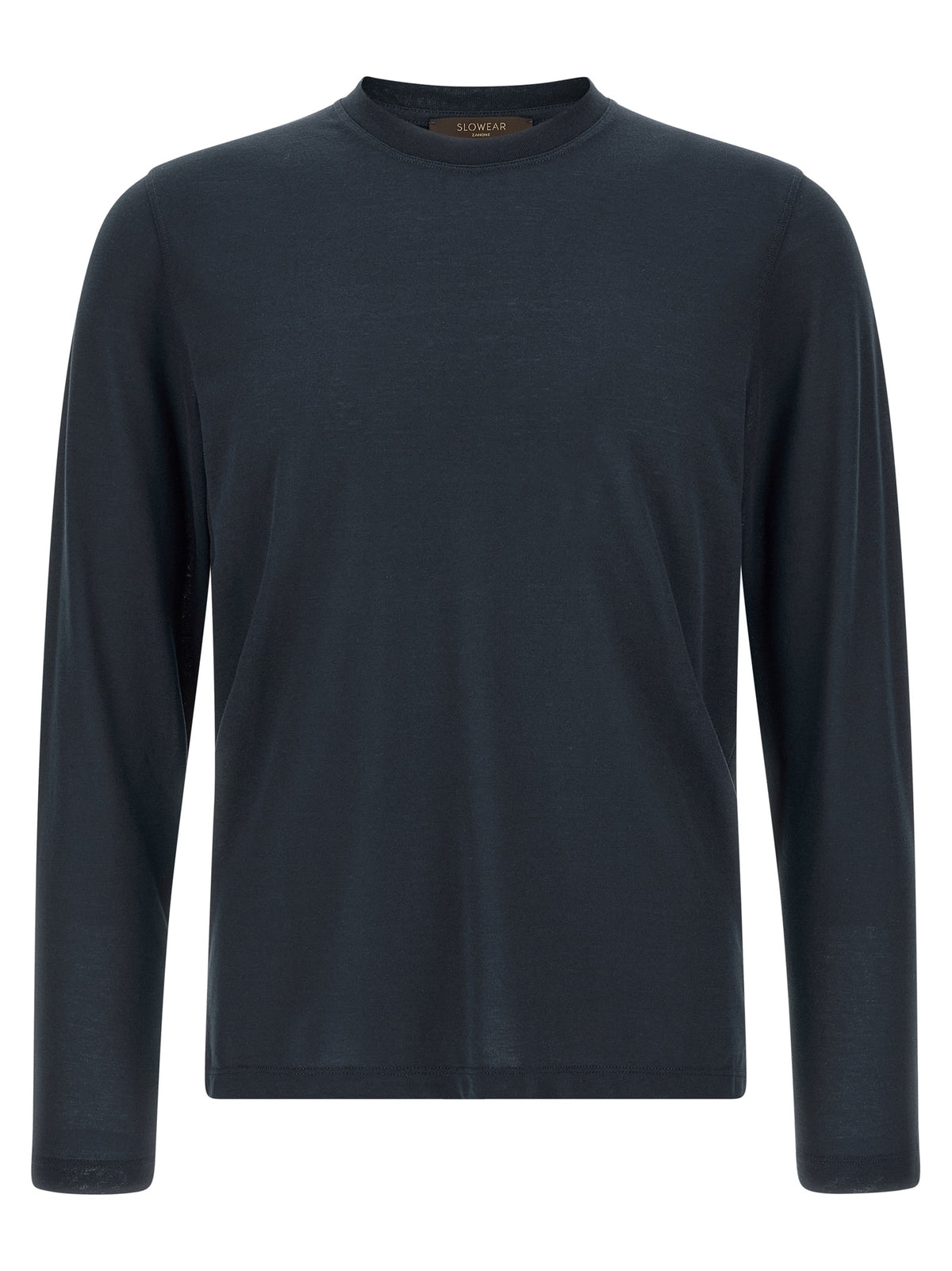 ZANONE Blaues Baumwoll-T-Shirt