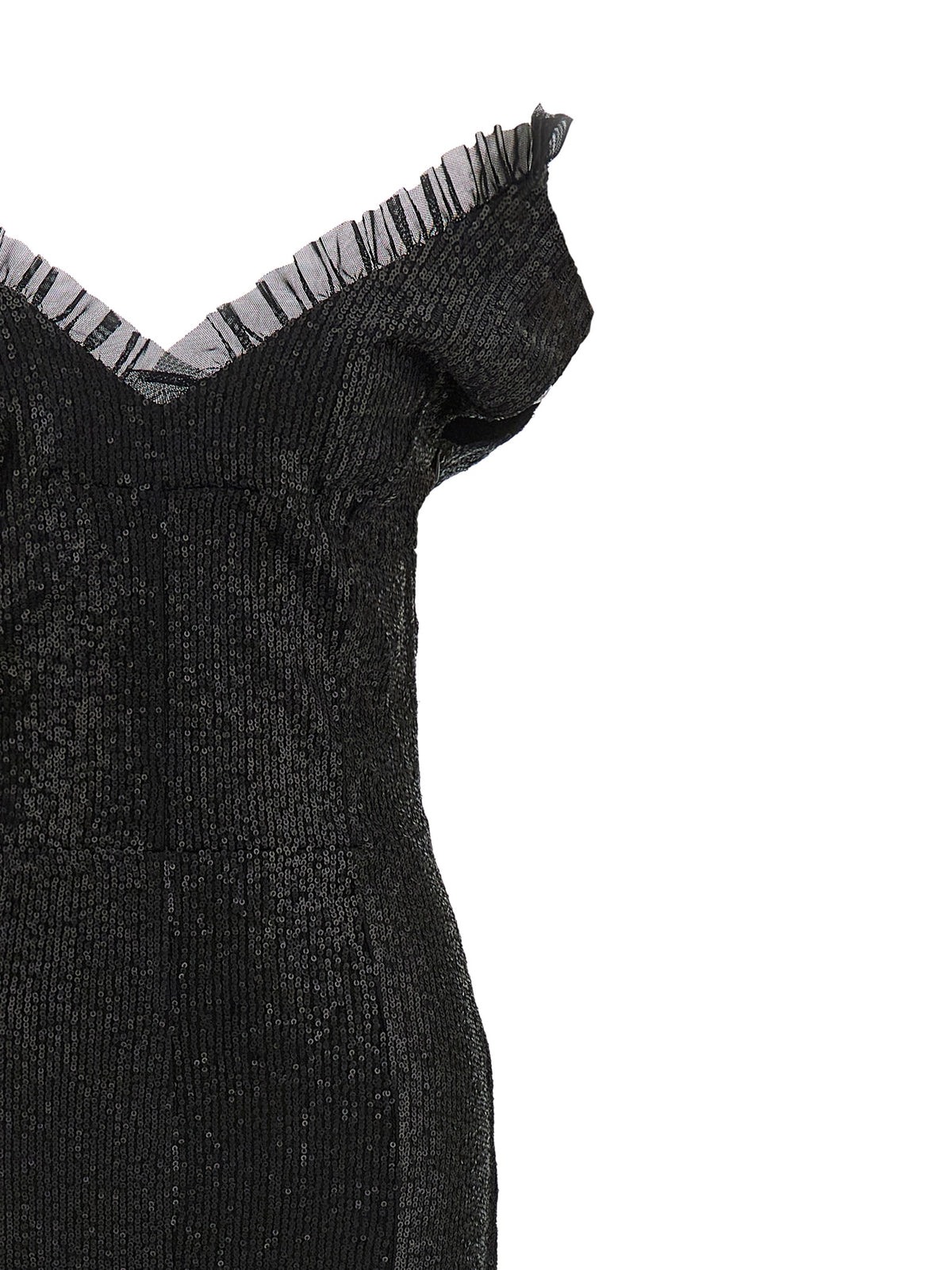 Norma Kamali Schwarzes Maxikleid aus Polyester
