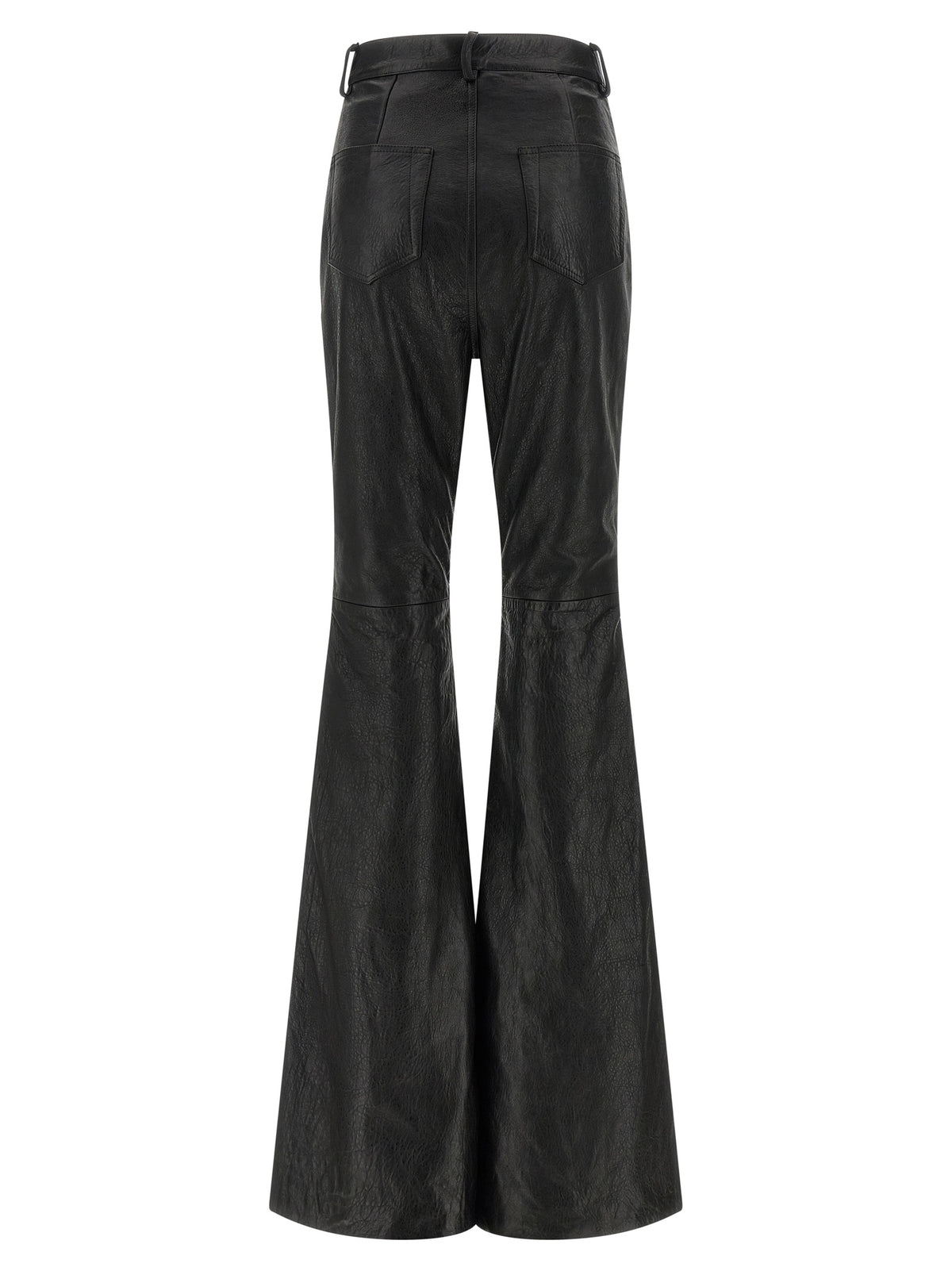 Rick Owens Schwarze Lammlederhose