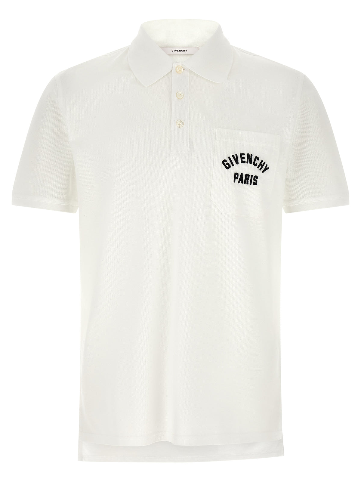 Givenchy Weißes Poloshirt aus Baumwolle