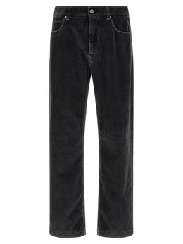 Fendi Graue Baumwoll-Freizeithose
