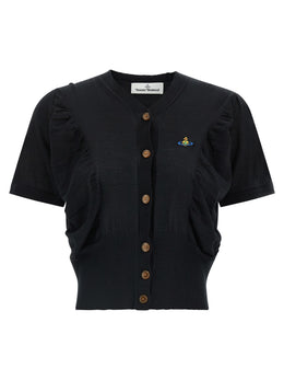 Vivienne Westwood Schwarzer Wollcardigan