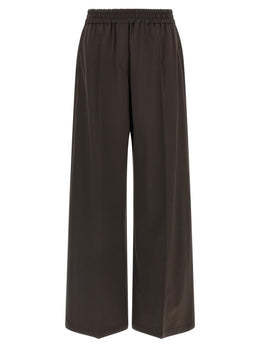 Brunello Cucinelli Braune Hose aus reiner Schurwolle