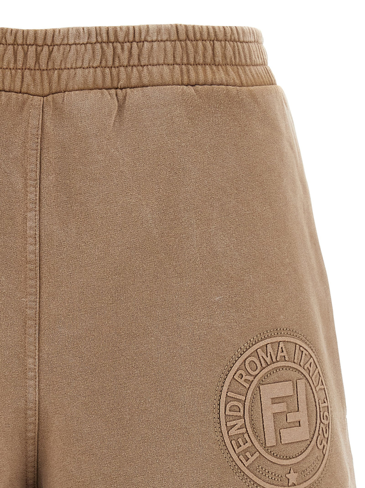 Fendi Braune Baumwoll-Bermudashorts