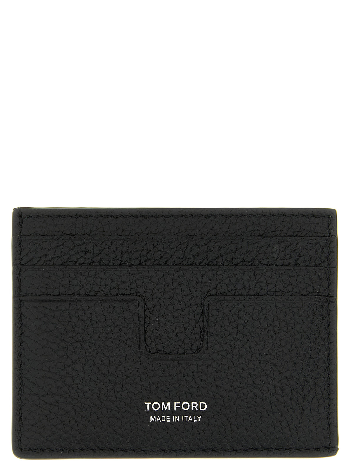 Tom Ford Schwarzer Kalbsleder-Kartenetui