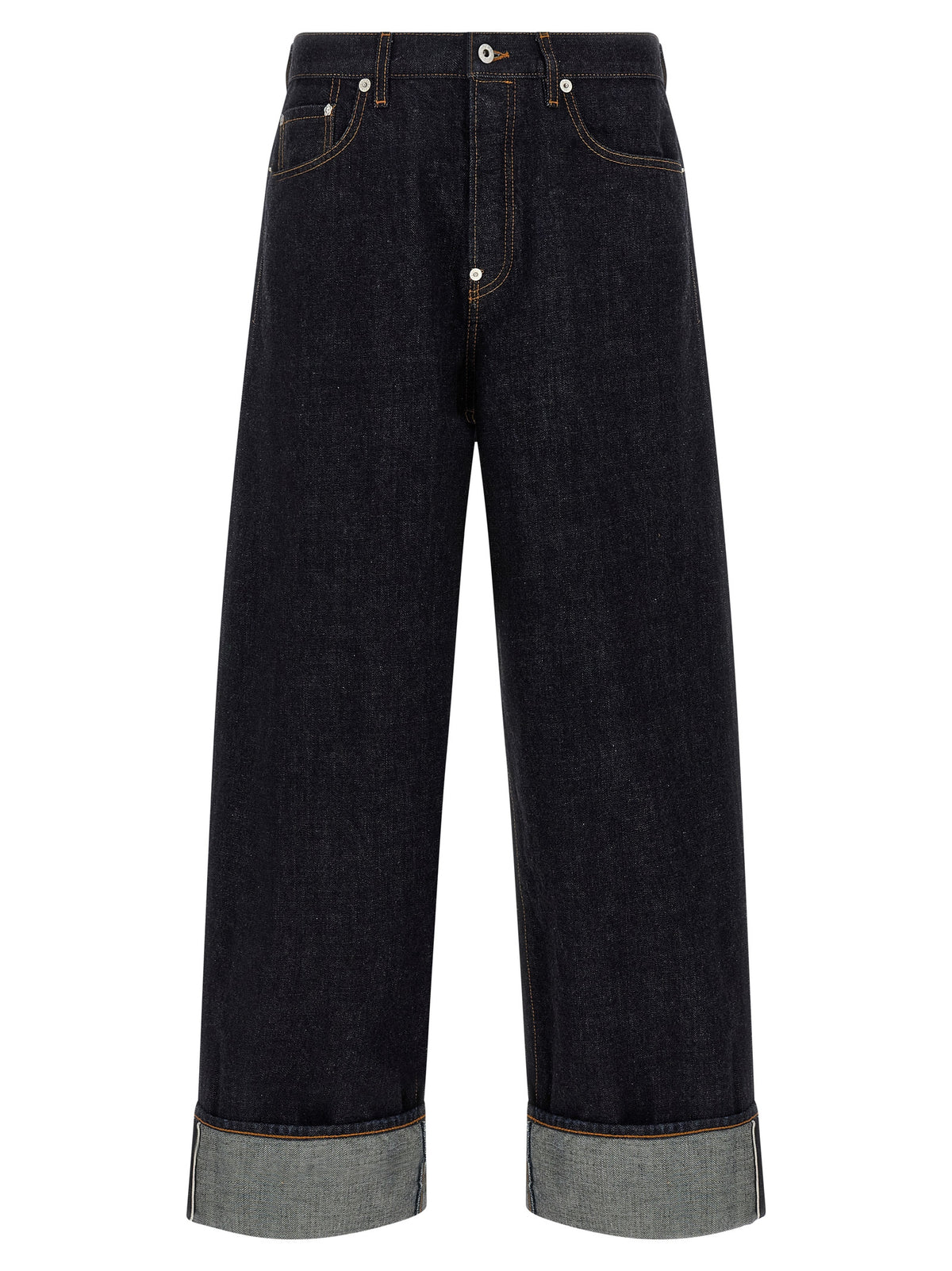 Kenzo Blaue Jeans aus Baumwolle im geraden Schnitt