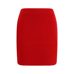 Fabiana Filippi Minirock aus Multicolor-Schurwolle Oves Aries