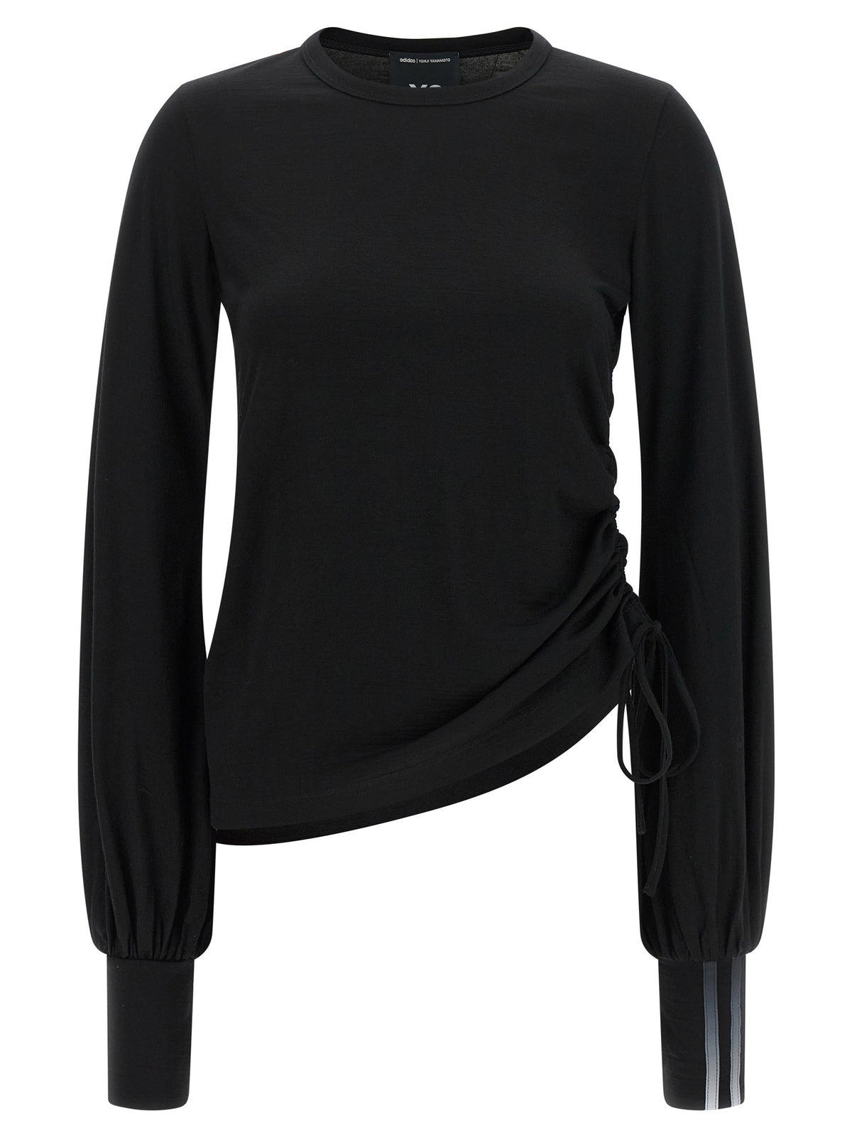 Y-3 Schwarzer Merinowoll-Sportswear