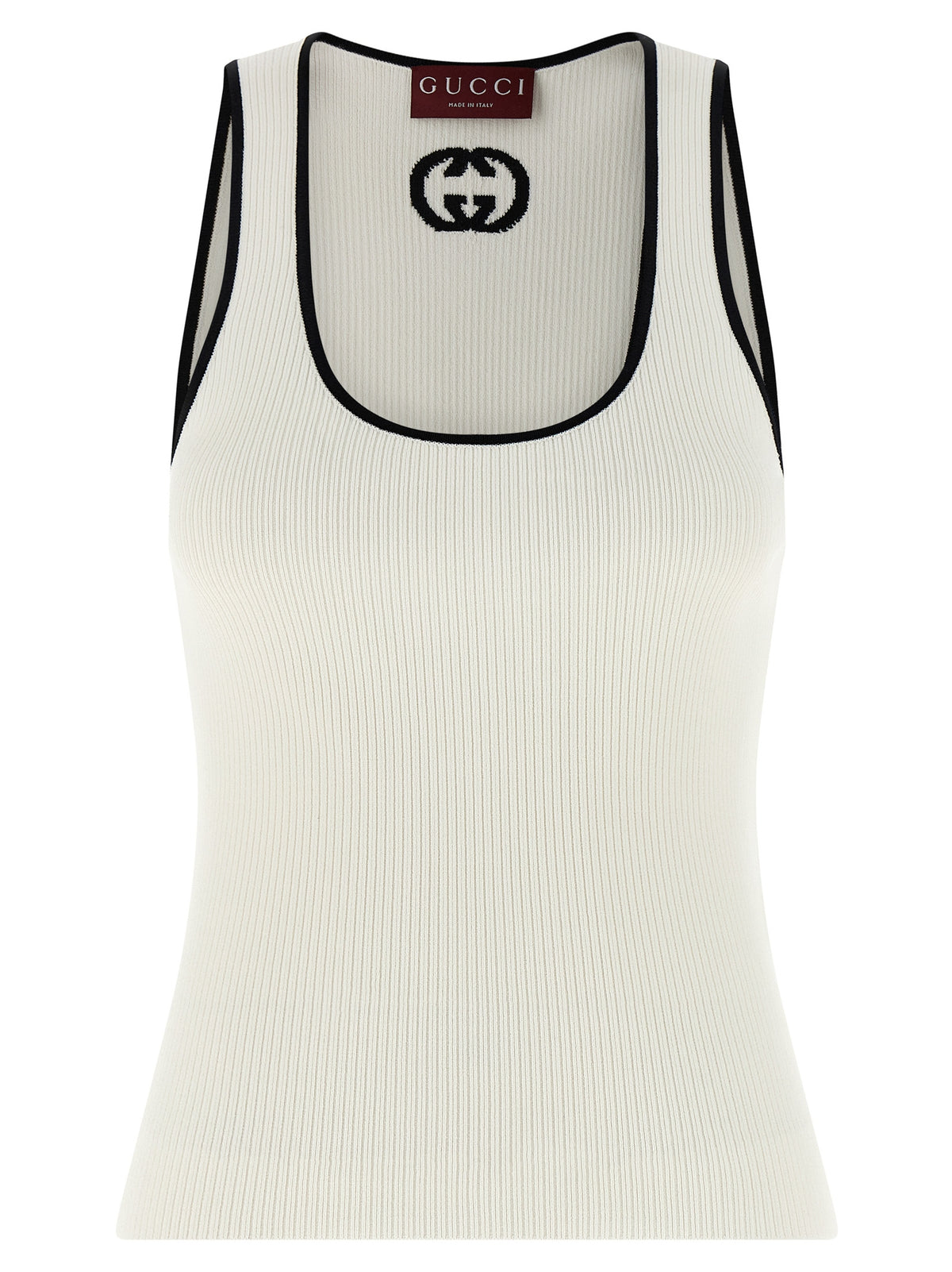 Gucci Bicolor-Top aus Viskose