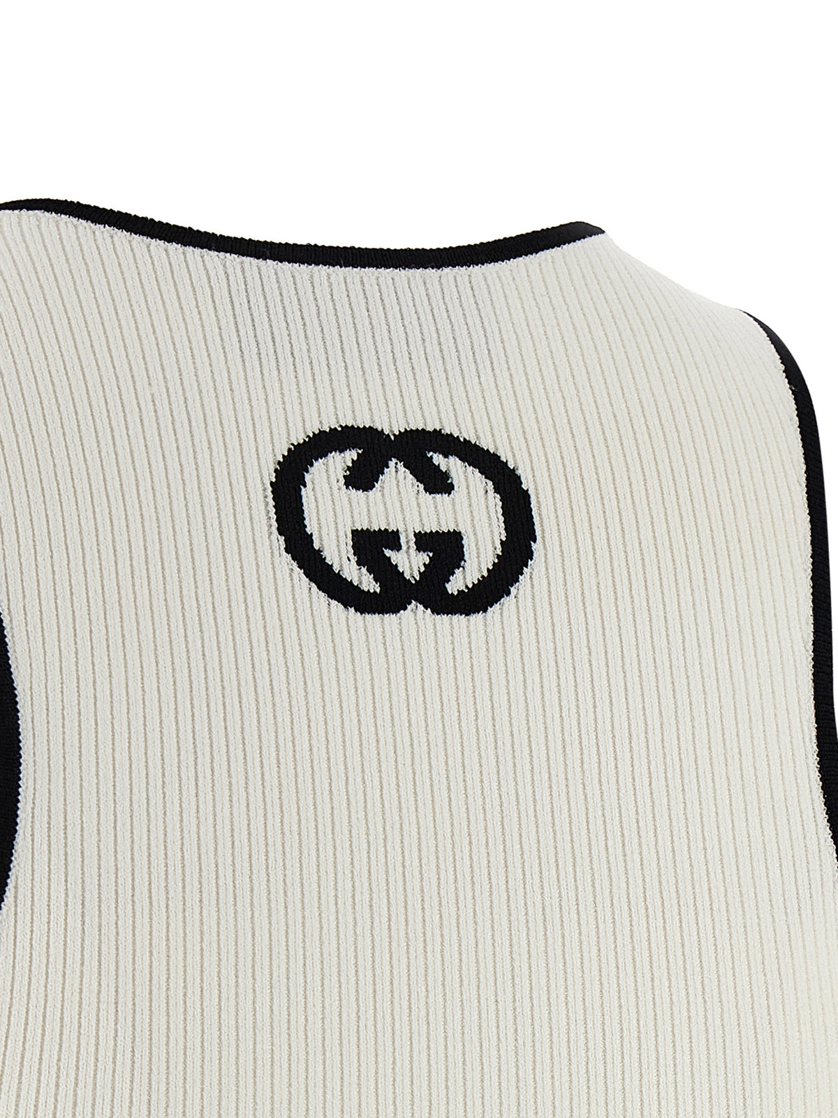 Gucci Bicolor-Top aus Viskose