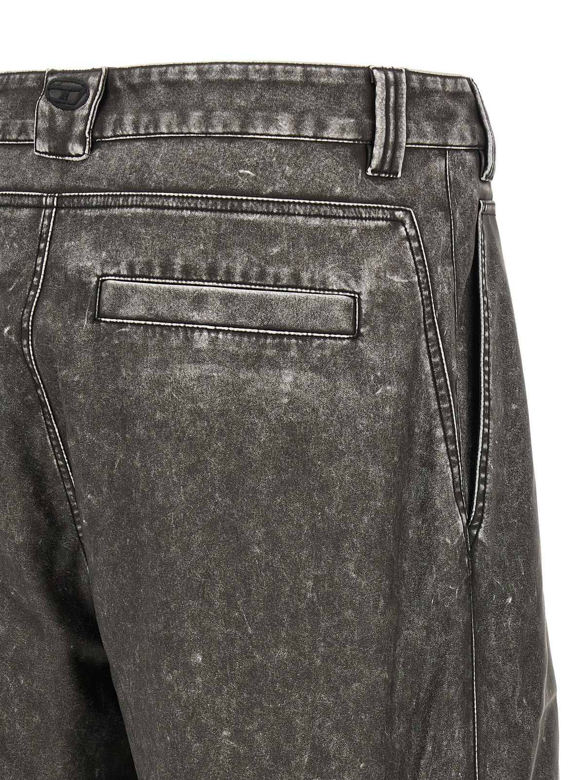 Diesel Graue Freizeithose aus Polyethylen