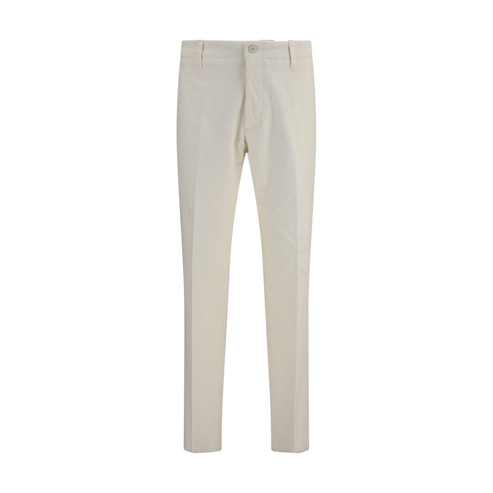 Lardini Beige Viscose Casual Pants