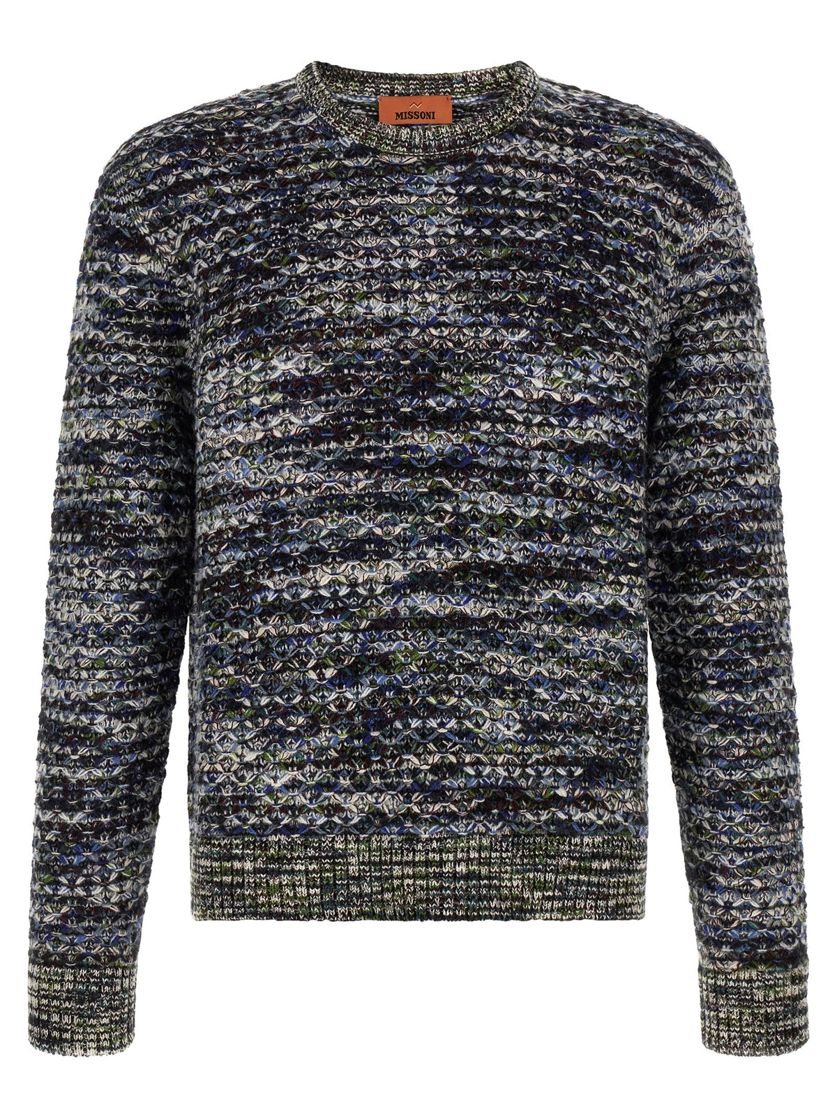 Missoni Mehrfarbige Wollstrickjacke
