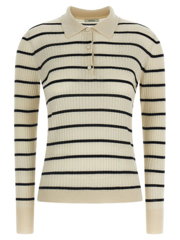 Max Mara Blaues Kaschmir-Poloshirt