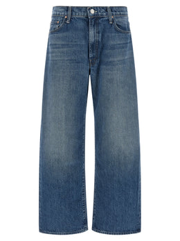 Mother Denim Blaue Baumwolljeans im Relaxed Fit