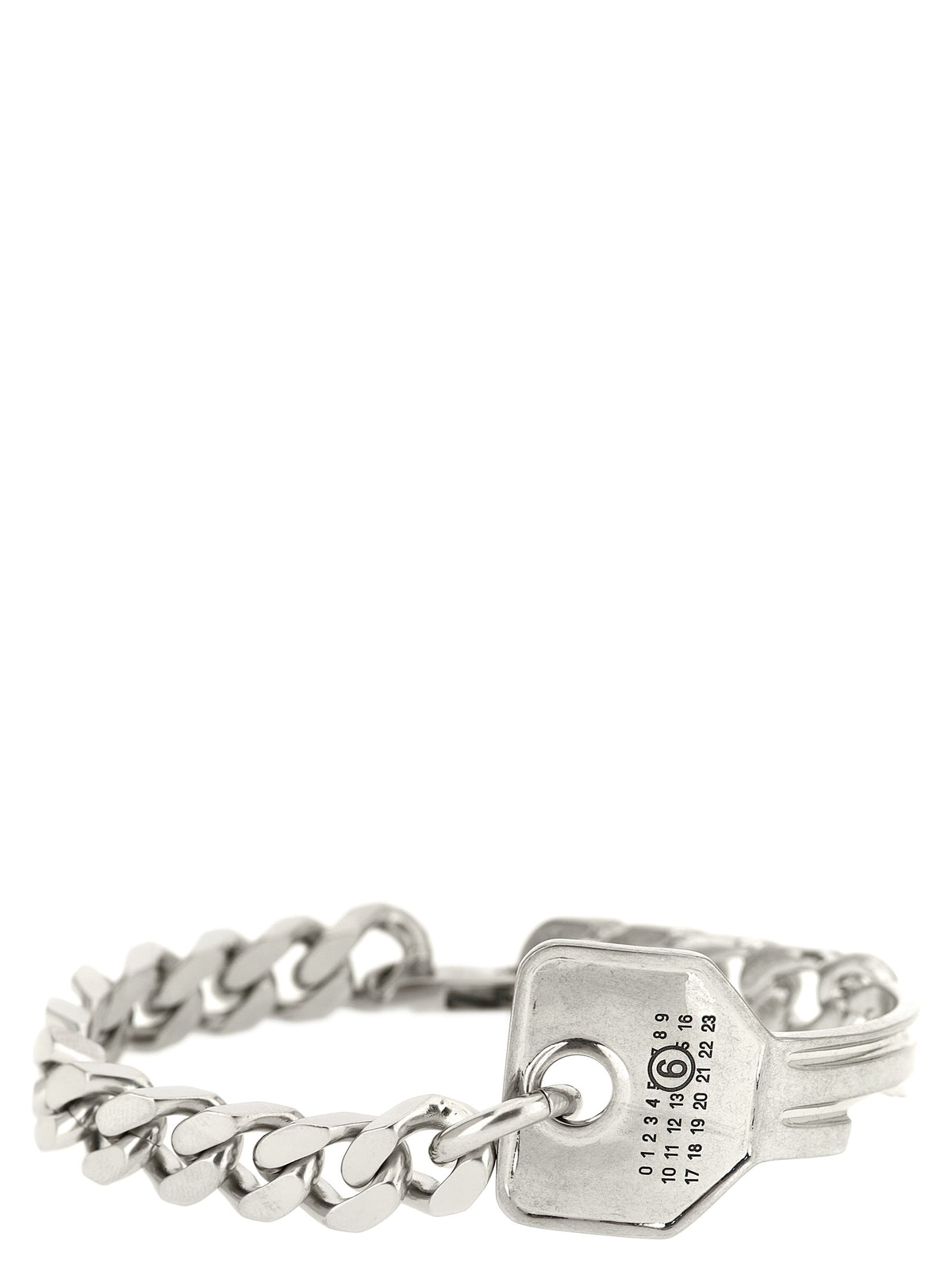 MM6 Maison Margiela Armband aus Messing mit Silber-Finish