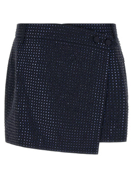 PINKO Langer Rock aus blauem Polyester
