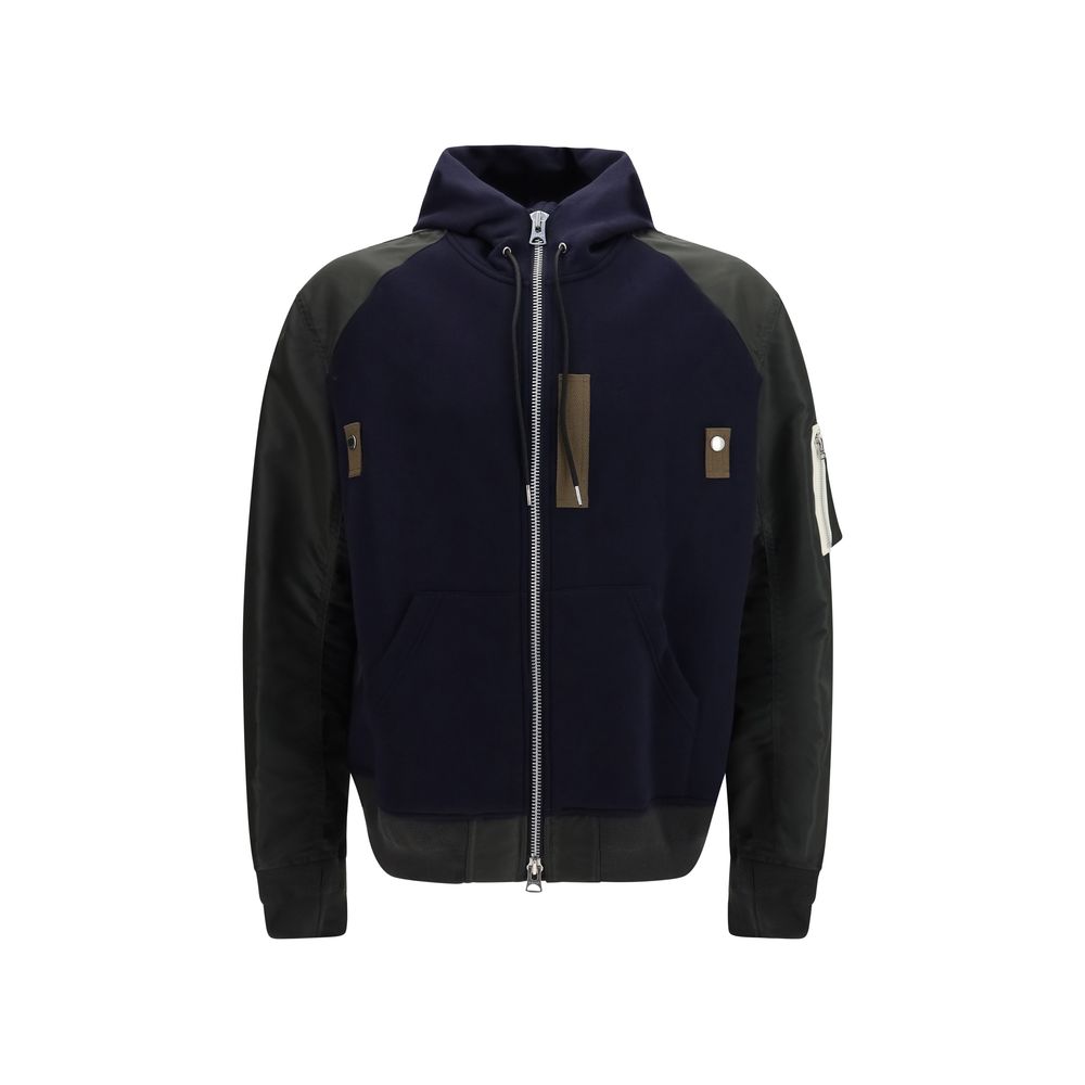 Sacai Mehrfarbiger Baumwollpullover