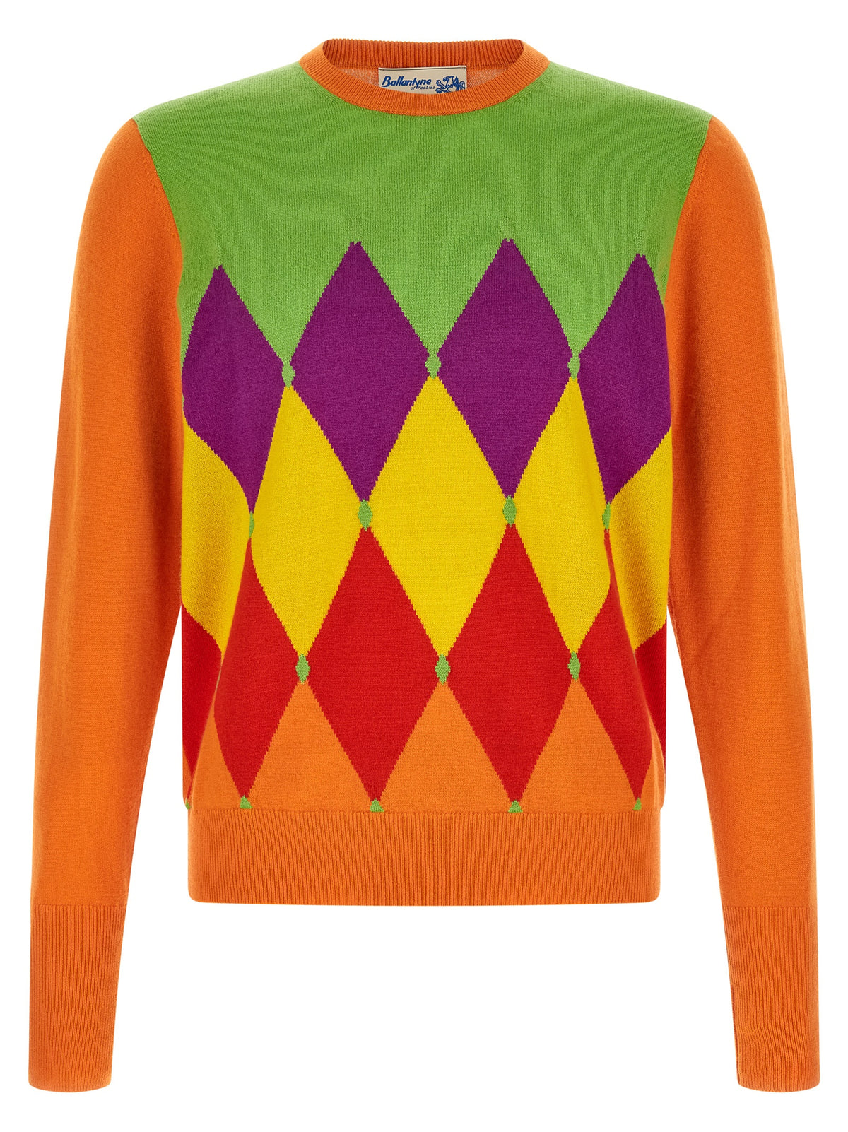 Ballantyne Orange Kaschmir Cardigan