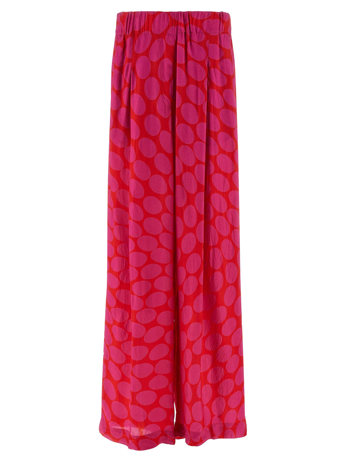 Dries Van Noten Fuchsia Viskose Freizeithose