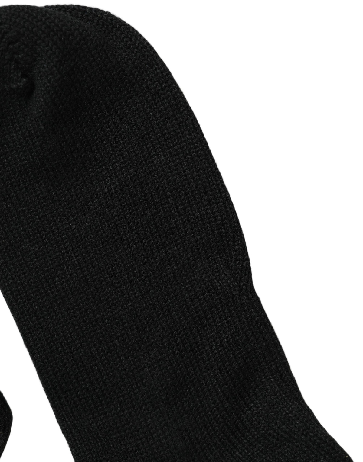 Dolce & Gabbana Schwarze Socken aus Baumwollstrick mit Pailletten, mittellang, als Accessoire