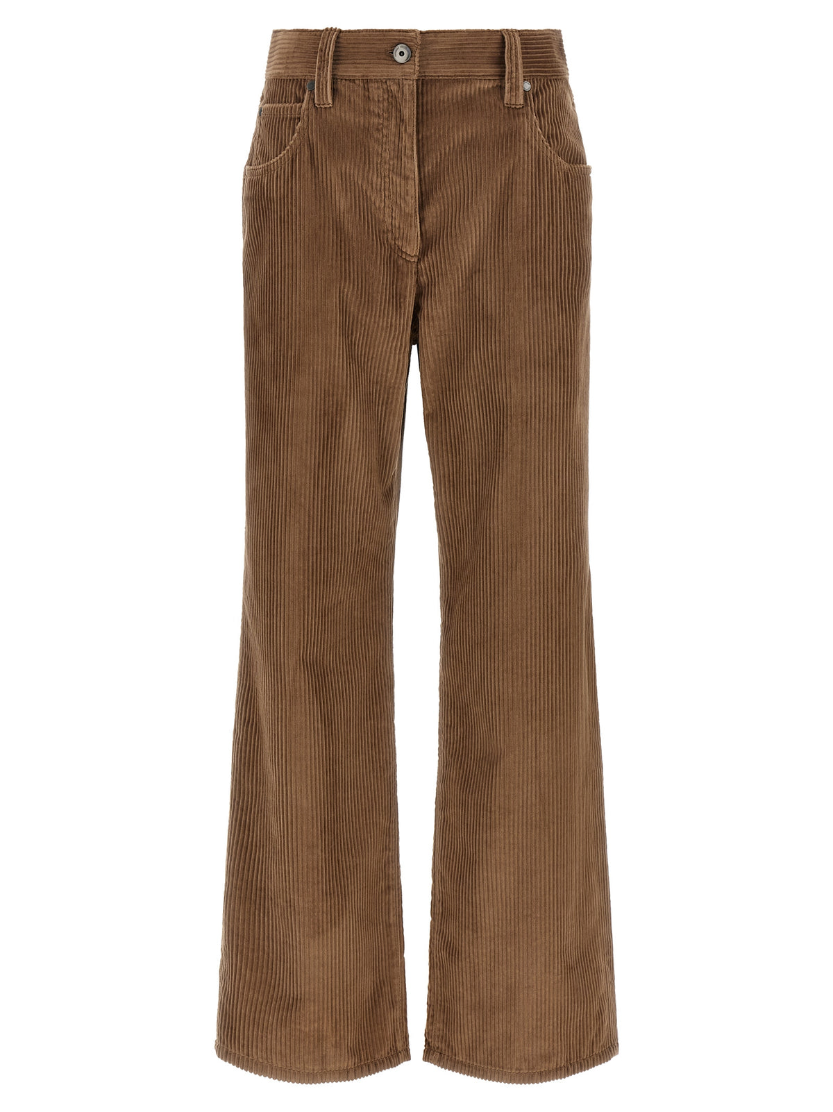 Brunello Cucinelli Braune Baumwollhose für die Freizeit