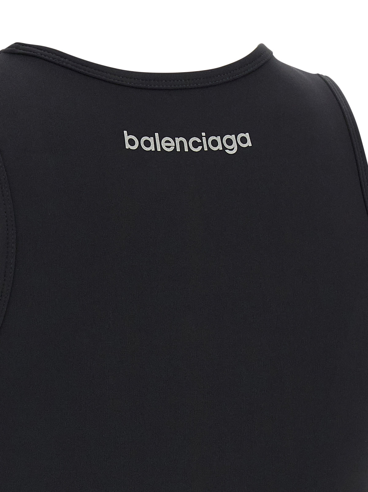 Balenciaga Schwarzer Sport-BH aus Polyamid