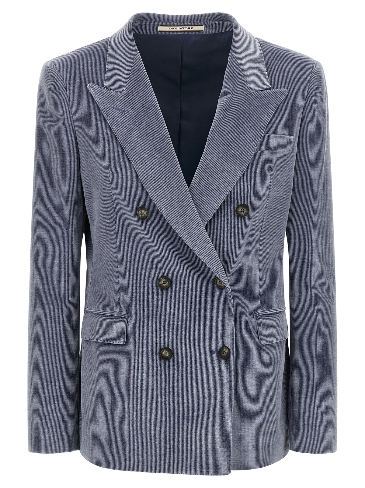 Tagliatore Blauer Baumwollblazer