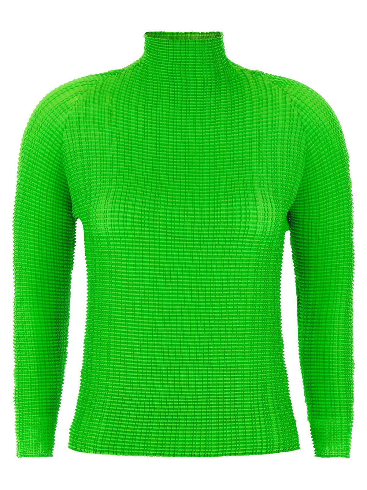 Issey Miyake Grüne Polyester-Bluse
