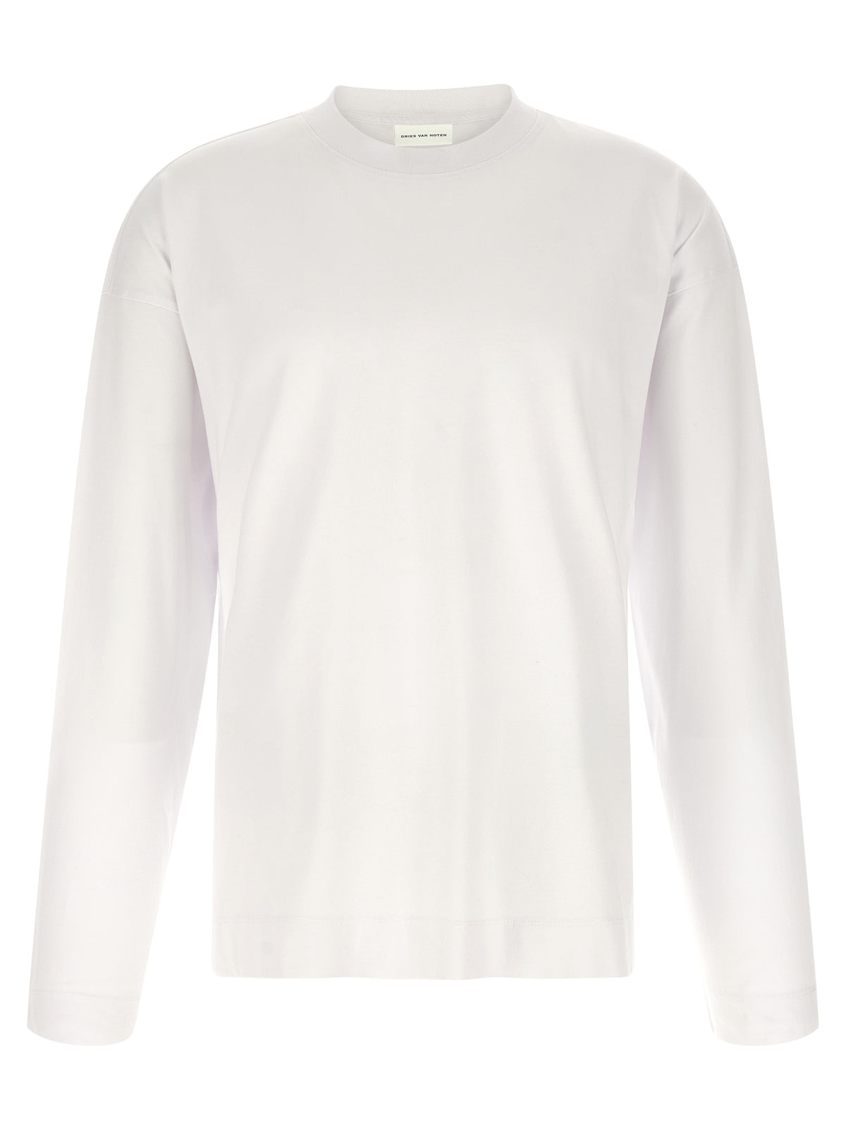 Dries Van Noten Weißes Baumwoll-T-Shirt